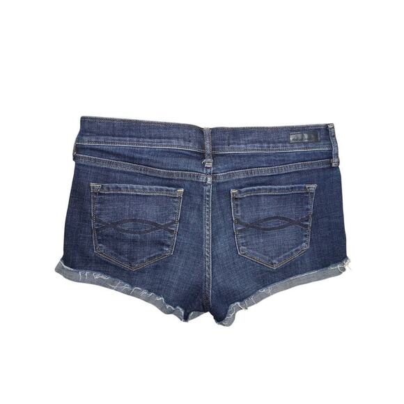 Abercrombie & Fitch Low Rise Distressed Denim Shorts - Size 27 - Picture 4 of 4